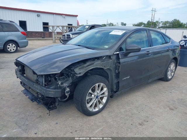 2019 Ford Fusion Hybrid Se მანქანა იყიდება აუქციონზე, vin: 3FA6P0LUXKR207248, აუქციონის ნომერი: 46058128