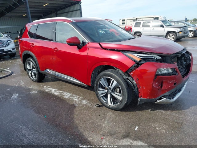 2021 Nissan Rogue Platinum Intelligent Awd მანქანა იყიდება აუქციონზე, vin: JN8AT3DD4MW302344, აუქციონის ნომერი: 46058141