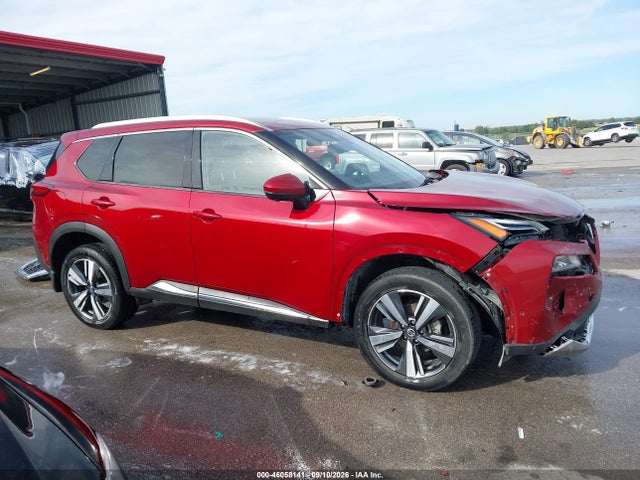 2021 Nissan Rogue Platinum Intelligent Awd მანქანა იყიდება აუქციონზე, vin: JN8AT3DD4MW302344, აუქციონის ნომერი: 46058141