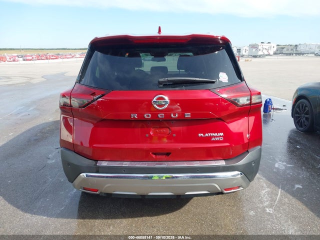 2021 Nissan Rogue Platinum Intelligent Awd მანქანა იყიდება აუქციონზე, vin: JN8AT3DD4MW302344, აუქციონის ნომერი: 46058141