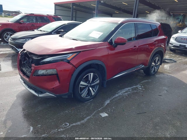 2021 Nissan Rogue Platinum Intelligent Awd მანქანა იყიდება აუქციონზე, vin: JN8AT3DD4MW302344, აუქციონის ნომერი: 46058141
