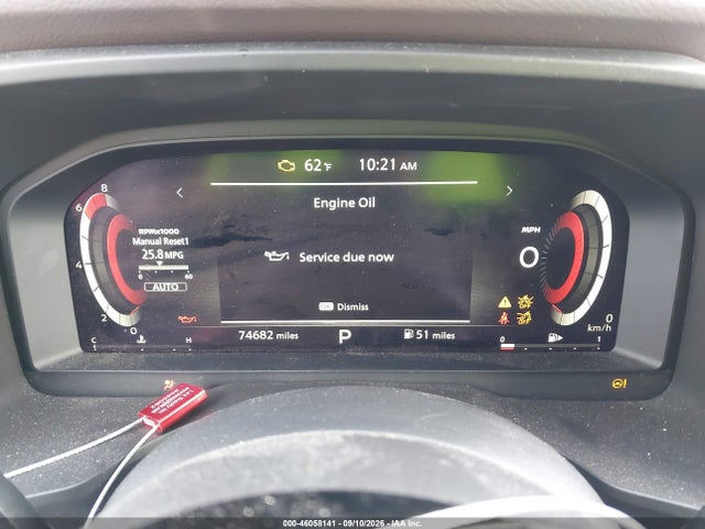 2021 Nissan Rogue Platinum Intelligent Awd მანქანა იყიდება აუქციონზე, vin: JN8AT3DD4MW302344, აუქციონის ნომერი: 46058141