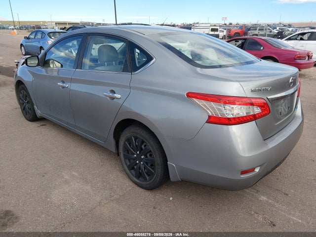 2013 Nissan Sentra S მანქანა იყიდება აუქციონზე, vin: 3N1AB7AP4DL742528, აუქციონის ნომერი: 46058278