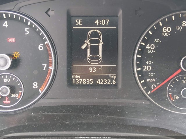 2012 Volkswagen Passat 2.5l Se მანქანა იყიდება აუქციონზე, vin: 1VWBP7A33CC056794, აუქციონის ნომერი: 46058360