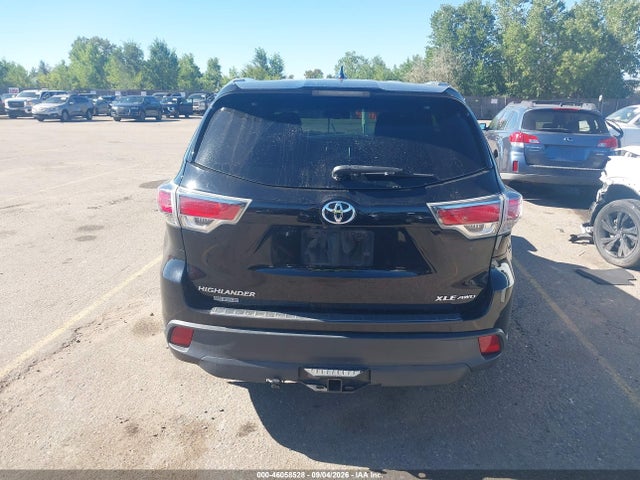 Aukcja sprzedaży 2015 Toyota Highlander Xle V6, vin: 5TDJKRFH5FS222863, numer aukcji: 46058528