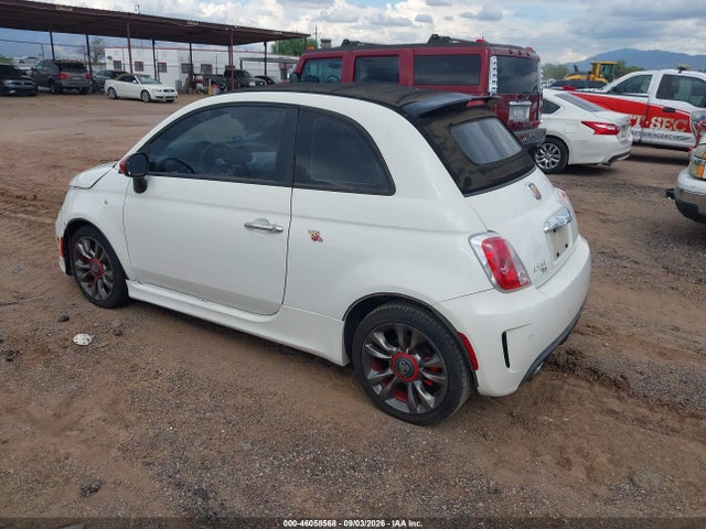 46058568 :رقم المزاد ، 3C3CFFJH3FT603527 vin ، 2015 Fiat 500c Abarth مزاد بيع