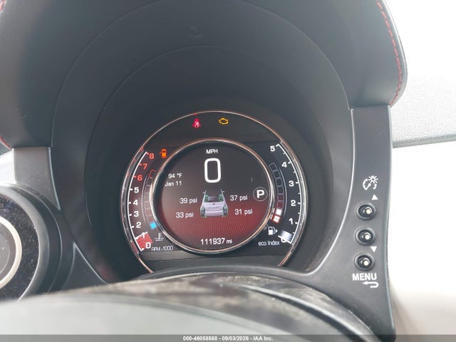 46058568 :رقم المزاد ، 3C3CFFJH3FT603527 vin ، 2015 Fiat 500c Abarth مزاد بيع