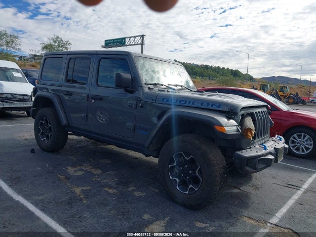 2021 Jeep Wrangler 4xe Unlimited Rubicon 4x4 მანქანა იყიდება აუქციონზე, vin: 1C4JJXR61MW758367, აუქციონის ნომერი: 46058732