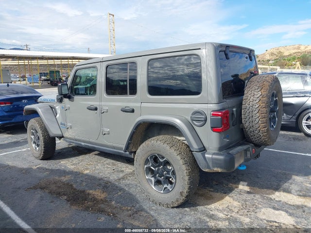 2021 Jeep Wrangler 4xe Unlimited Rubicon 4x4 მანქანა იყიდება აუქციონზე, vin: 1C4JJXR61MW758367, აუქციონის ნომერი: 46058732