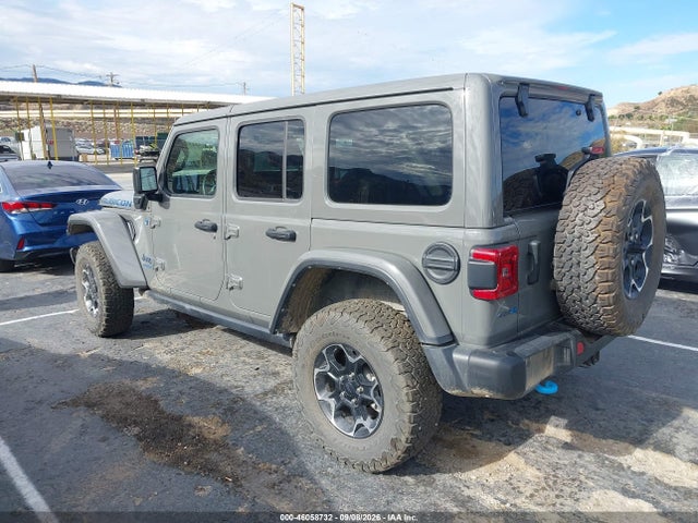 2021 Jeep Wrangler 4xe Unlimited Rubicon 4x4 მანქანა იყიდება აუქციონზე, vin: 1C4JJXR61MW758367, აუქციონის ნომერი: 46058732