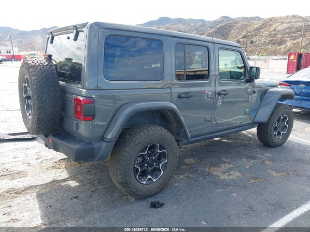 2021 Jeep Wrangler 4xe Unlimited Rubicon 4x4 მანქანა იყიდება აუქციონზე, vin: 1C4JJXR61MW758367, აუქციონის ნომერი: 46058732