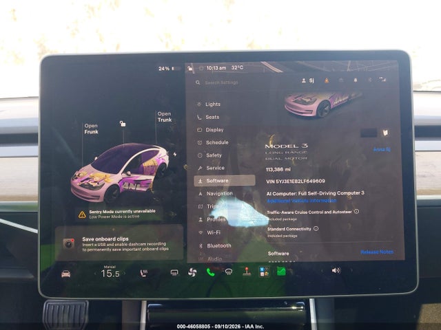 Продажа на аукционе авто 2020 Tesla Model 3 Long Range Dual Motor All-wheel Drive, vin: 5YJ3E1EB2LF649609, номер лота: 46058805