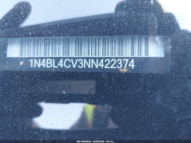 Продажа на аукционе авто 2022 Nissan Altima Sr Fwd, vin: 1N4BL4CV3NN422374, номер лота: 46058845