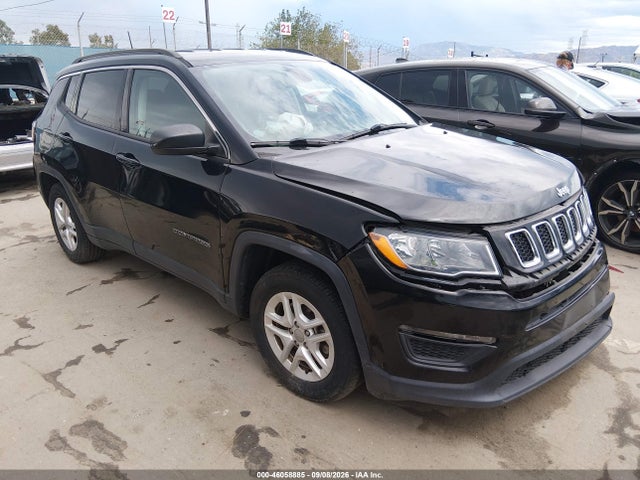 Aukcja sprzedaży 2019 Jeep Compass Sport Fwd, vin: 3C4NJCAB8KT743922, numer aukcji: 46058885
