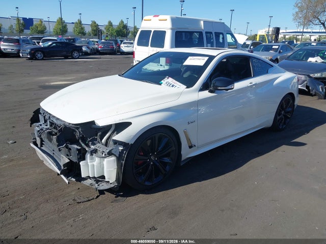 2020 Infiniti Q60 Red Sport 400 მანქანა იყიდება აუქციონზე, vin: JN1FV7EK3LM400083, აუქციონის ნომერი: 46059050