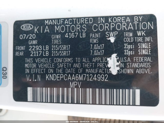 KIA Seltos Lx 2021 KNDEPCAA6M7124992 Image 9