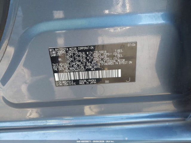 2006 Toyota Rav4 Sport V6 მანქანა იყიდება აუქციონზე, vin: JTMZK32V366002651, აუქციონის ნომერი: 46059071