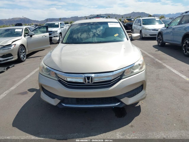 Продажа на аукционе авто 2016 Honda Accord Lx, vin: 1HGCR2F3XGA220736, номер лота: 46059077