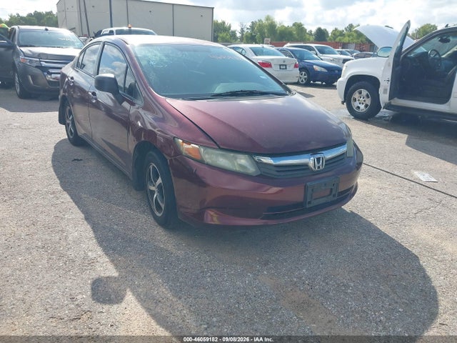 2012 Honda Civic Lx მანქანა იყიდება აუქციონზე, vin: 2HGFB2F52CH544973, აუქციონის ნომერი: 46059182