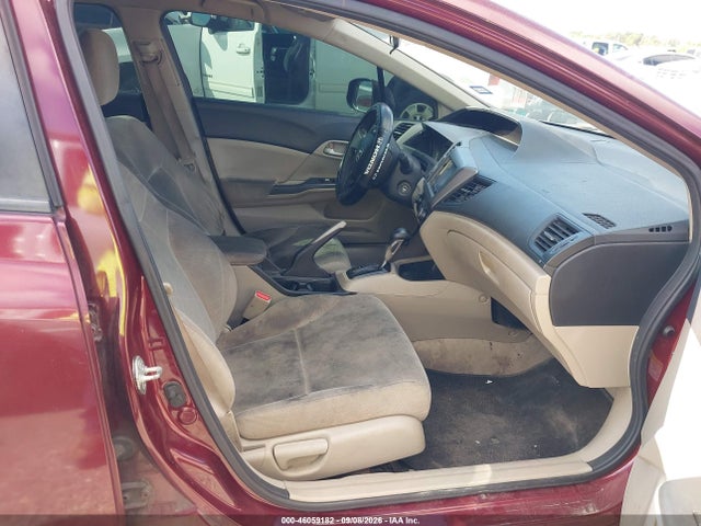 2012 Honda Civic Lx მანქანა იყიდება აუქციონზე, vin: 2HGFB2F52CH544973, აუქციონის ნომერი: 46059182