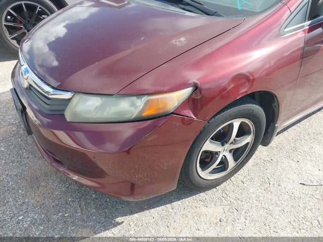 2012 Honda Civic Lx მანქანა იყიდება აუქციონზე, vin: 2HGFB2F52CH544973, აუქციონის ნომერი: 46059182