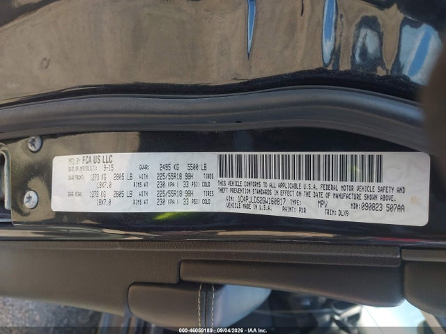 Продажа на аукционе авто 2016 Jeep Cherokee Limited, vin: 1C4PJLDS2GW160817, номер лота: 46059189