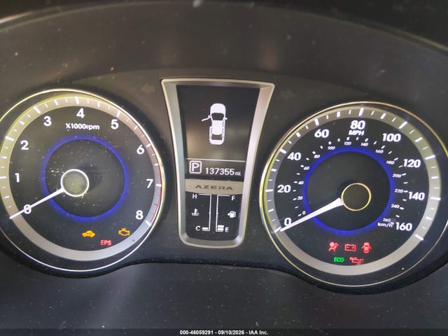 46059291 :رقم المزاد ، KMHFG4JG7DA215430 vin ، 2013 Hyundai Azera مزاد بيع