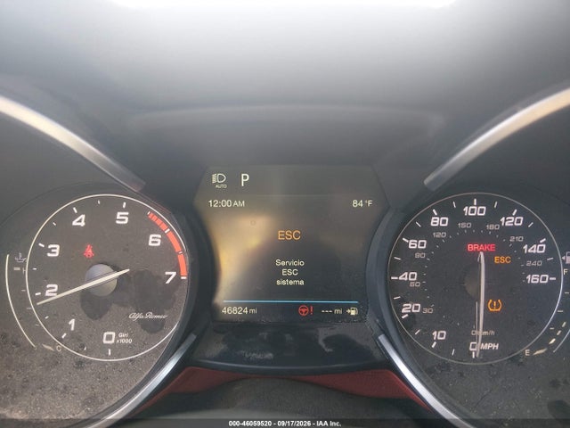 Aukcja sprzedaży 2019 Alfa Romeo Stelvio Ti Sport Awd, vin: ZASPAKBN5K7C30215, numer aukcji: 46059520