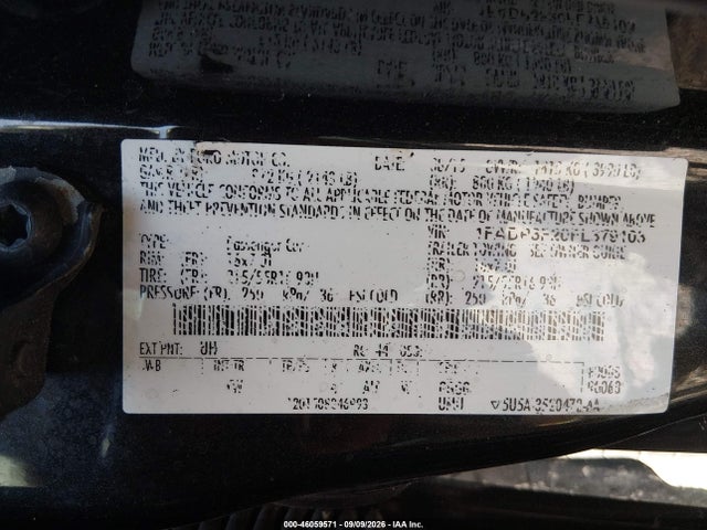 Продажа на аукционе авто 2015 Ford Focus Se, vin: 1FADP3F20FL379103, номер лота: 46059571