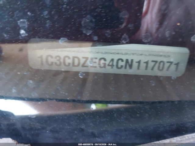 46059576 :رقم المزاد ، 1C3CDZEG4CN117071 vin ، 2012 Dodge Avenger Sxt Plus مزاد بيع