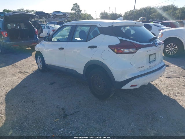 2021 Nissan Kicks S Xtronic Cvt მანქანა იყიდება აუქციონზე, vin: 3N1CP5BV9ML502368, აუქციონის ნომერი: 46059644