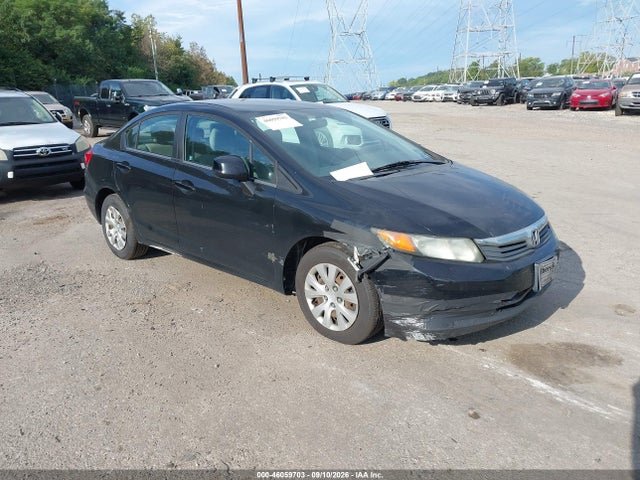 46059703 :رقم المزاد ، 19XFB2F50CE377989 vin ، 2012 Honda Civic Lx مزاد بيع