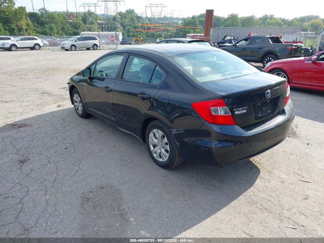 46059703 :رقم المزاد ، 19XFB2F50CE377989 vin ، 2012 Honda Civic Lx مزاد بيع
