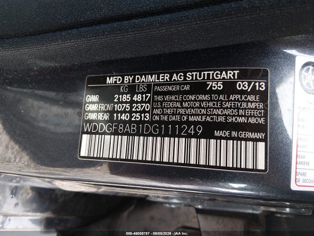 Продажа на аукционе авто 2013 Mercedes-benz C 300 Sport 4matic, vin: WDDGF8AB1DG111249, номер лота: 46059797