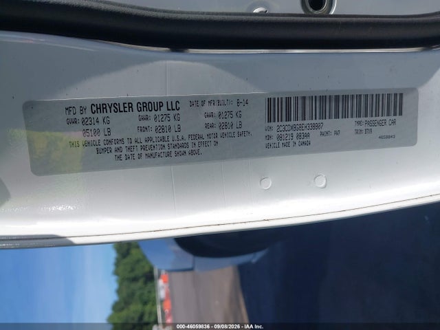 Продажа на аукционе авто 2014 Dodge Charger Se, vin: 2C3CDXBG8EH338807, номер лота: 46059836