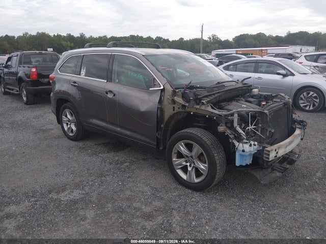 2017 Toyota Highlander Limited მანქანა იყიდება აუქციონზე, vin: 5TDDZRFH6HS410464, აუქციონის ნომერი: 46059849