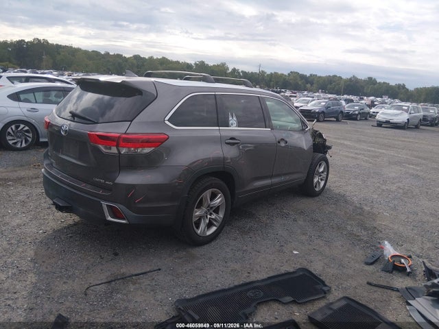 2017 Toyota Highlander Limited მანქანა იყიდება აუქციონზე, vin: 5TDDZRFH6HS410464, აუქციონის ნომერი: 46059849