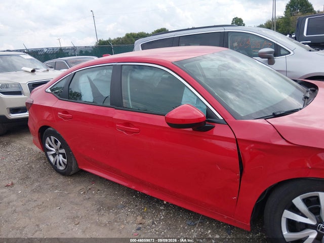 46059873 :رقم المزاد ، 2HGFE2F20SH519551 vin ، 2025 Honda Civic Lx مزاد بيع