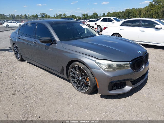 2016 Bmw 740i მანქანა იყიდება აუქციონზე, vin: WBA7E2C57GG504630, აუქციონის ნომერი: 46059939