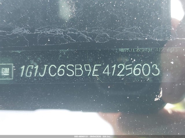 Aukcja sprzedaży 2014 Chevrolet Sonic Lt Auto, vin: 1G1JC6SB9E4125603, numer aukcji: 46060131