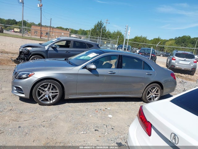 2015 Mercedes-benz S 550 4matic მანქანა იყიდება აუქციონზე, vin: WDDUG8FBXFA098578, აუქციონის ნომერი: 46060178