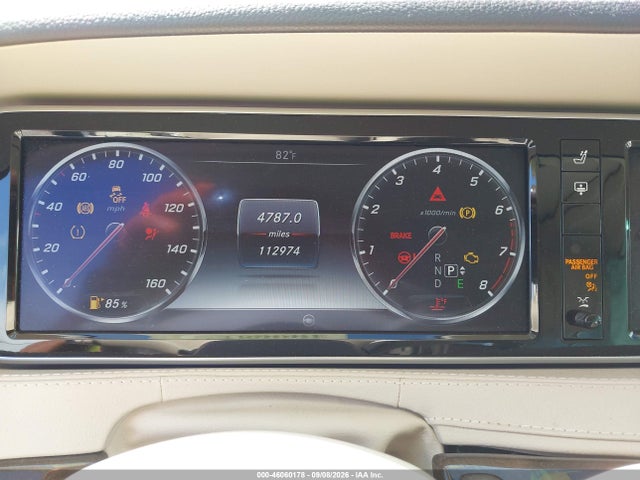2015 Mercedes-benz S 550 4matic მანქანა იყიდება აუქციონზე, vin: WDDUG8FBXFA098578, აუქციონის ნომერი: 46060178
