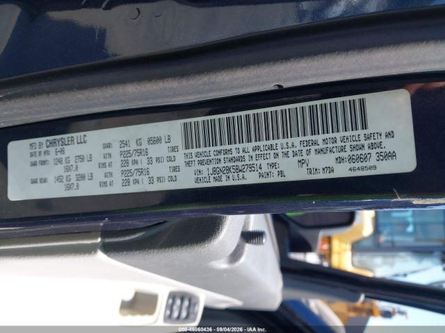 Aukcja sprzedaży 2008 Jeep Liberty Sport, vin: 1J8GN28K58W279514, numer aukcji: 46060436