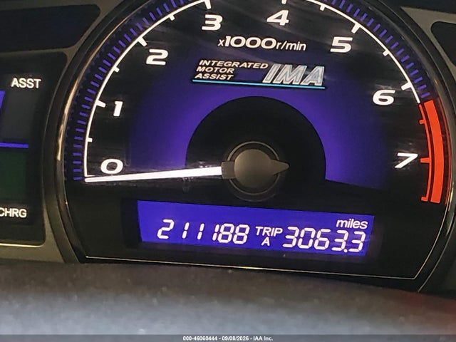 Aukcja sprzedaży 2010 Honda Civic Hybrid, vin: JHMFA3F2XAS002408, numer aukcji: 46060444