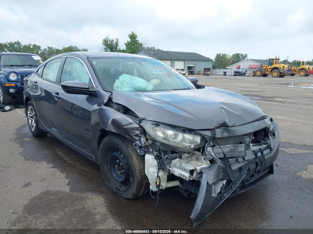 2018 Honda Civic Lx მანქანა იყიდება აუქციონზე, vin: 19XFC2F51JE013476, აუქციონის ნომერი: 46060453
