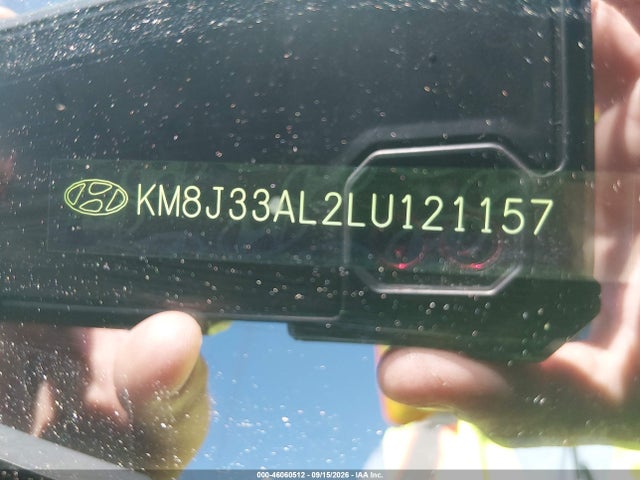 46060512 :رقم المزاد ، KM8J33AL2LU121157 vin ، 2020 Hyundai Tucson Ultimate مزاد بيع
