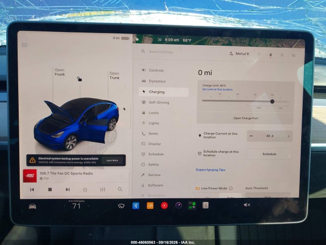 Продаж на аукціоні авто 2022 Tesla Model Y Long Range Dual Motor All-wheel Drive, vin: 7SAYGAEE7NF465220, номер лоту: 46060563