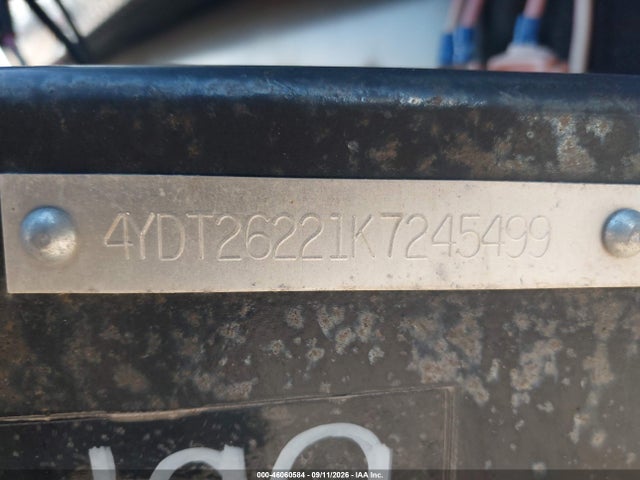 Aukcja sprzedaży 2019 Keystone 262lhs, vin: 4YDT26221K7245499, numer aukcji: 46060584