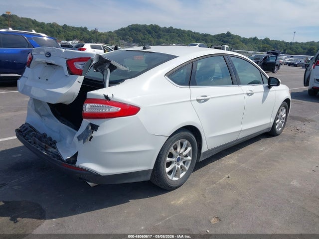 2016 Ford Fusion S მანქანა იყიდება აუქციონზე, vin: 3FA6P0G75GR213017, აუქციონის ნომერი: 46060617