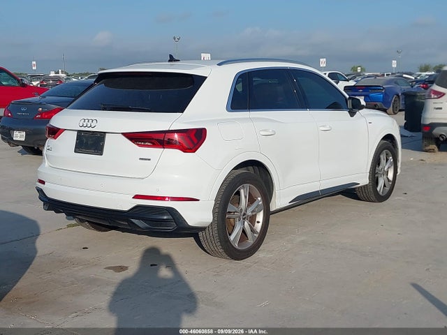 Продажа на аукционе авто 2020 Audi Q3 Premium 45 Tfsi S Line Quattro Tiptronic, vin: WA1DECF31L1006842, номер лота: 46060858